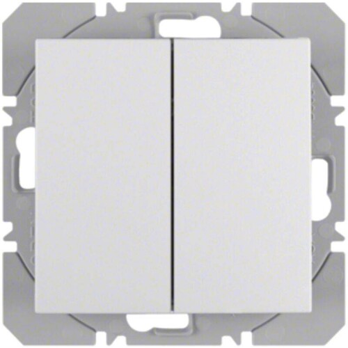 85656289 BERKER KNX-Funk S.1/B.x Wandsender 2fach flach quicklink polarwe Produktbild