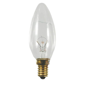 40893 Scharnberger Kerzenlampe E14 40W Klar Produktbild