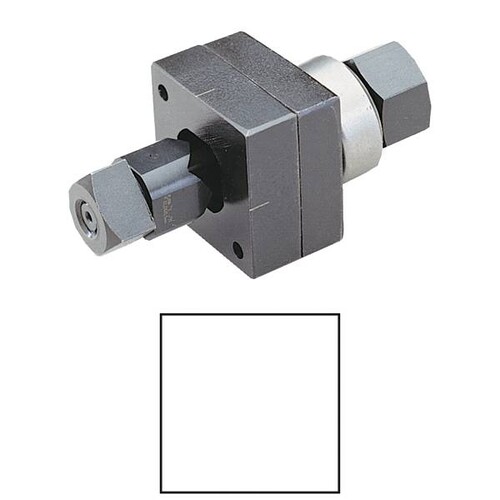 50610137 Greenlee Quadratlocher Komplett 24,0x24,0mm, Aufnahmeloch 12,7mm Produktbild Front View L
