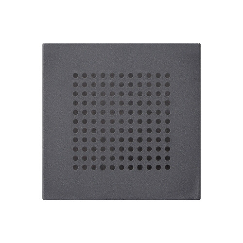 248328 GIRA  Abdeckung Lautsprecher System 55 anthrazit Produktbild Front View L