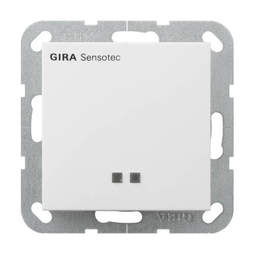 237603 Gira Sensotec Orientierungslicht mit Bewegungsmelder reinweiss glänzend Produktbild Front View L
