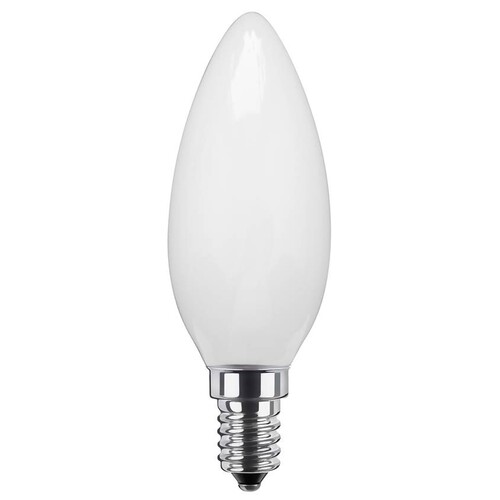 40844 Scharnberger Kerzenlampe E14 40W Matt Produktbild Front View L