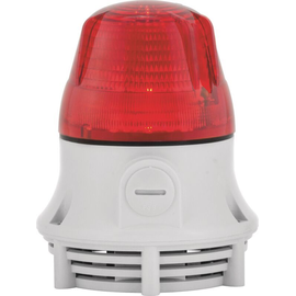 38 653 SIRENA MICRO A LED-SMD blink/dauer + akustik, rot, 90-240V, AC Produktbild front M