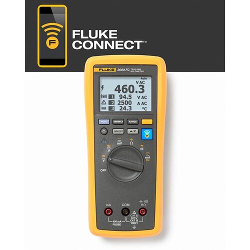 4401595 FLUKE Multimeter FLK-3000 FC Wireless Digitalmultimeter Fluke Connect Produktbild Front View L