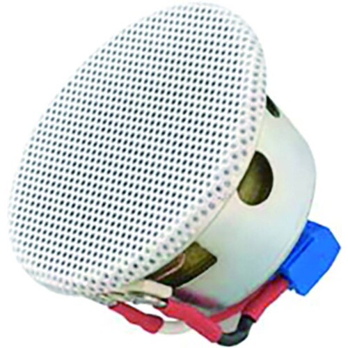106005000010300 WHD HLS 51-20-weiss RAL 9016 Halogenlautsprecher Produktbild Front View L