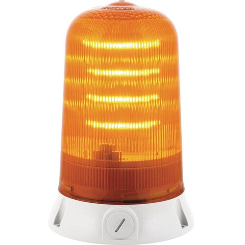 60 90 082 SIRENA Rotalarm LED Rundumlicht orange, 90/240V AC, IP65, gr Produktbild Front View L