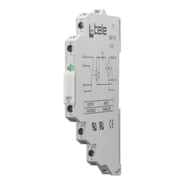 SKR730 Tele Haase Schmalbaukoppelrelais 1 Wechsel 230V 6A Produktbild front M