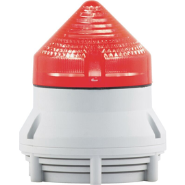 38 693 SIRENA CTL A 600 LED-SMD blink/dauer + akustik, rot, 90-240V, AC, Produktbild front M