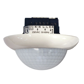92163 BEG LUXOMAT PD4-S-UP weiß UP-Präsenzmelder, Slave Produktbild front M