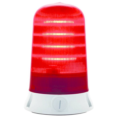 60 90 063 SIRENA Rotalarm LED Rundumlicht rot, 12/24V ACDC, IP65, grau Produktbild Front View L