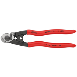 95 61 190 Knipex Drahtseilschere Drahtseil 6 Ø mm, Pianodraht 2,5 Ø mm Produktbild front M
