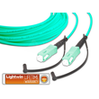 LSP-50 SC-SC 1.0 OM3 Lightwin LWL Patchkabel Simplex OM3 Produktbild front S