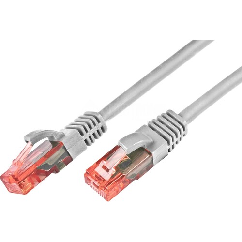 PKW-UTP-KAT6 0.5 Wirewin Patchkabel 0,5m Cat6 RJ45 grau ungeschirmt Produktbild