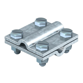 5312604 Obo 253 8X8 Kreuzverbinder 8 10mm Stahl tauchfeuerverzinkt Produktbild front M