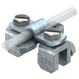 5317223 Obo 273 8 10 Falzklemme 8/10mm Stahl tauchfeuerverzinkt Produktbild front M