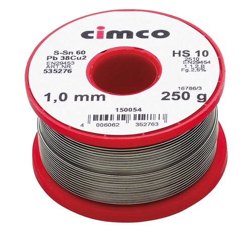 150052 Cimco ELEK.LOT S 60 % 1   MM  100 G Produktbild Front View L