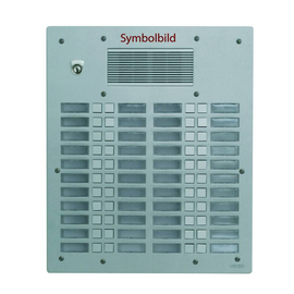 AV4052PTT Fermax Türstation UP silber Antivandal 4 reihig m. 52 Tast Produktbild front M