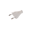 Z852W Kaiser Euro Stecker ohne Schutzkontakt weiss Produktbild front S