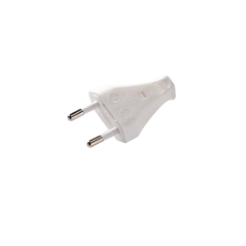 Z852W Kaiser Euro Stecker ohne Schutzkontakt weiss Produktbild front M