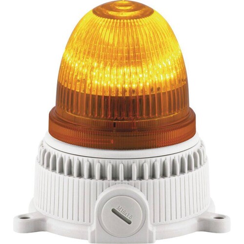 38812 Sirena SIRENA OVOLUX PG9 MULTI LED SMD          orange, 90 240V, AC, IP65 Produktbild Front View L