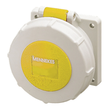 1809 Mennekes MENNEKES CEE Anbausteckdose TwinContact 32A 3p 110V Produktbild front S