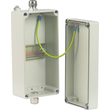 906055 DEHN Aluminiumgehäuse Aufputz IP65 mit Hutschiene B 100 H200 T 81mm Produktbild