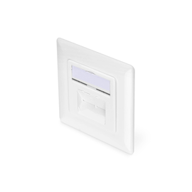 DN-9007-1 Digitus CAT6A Datendose UP 2xRJ45 STP reinweiß Produktbild