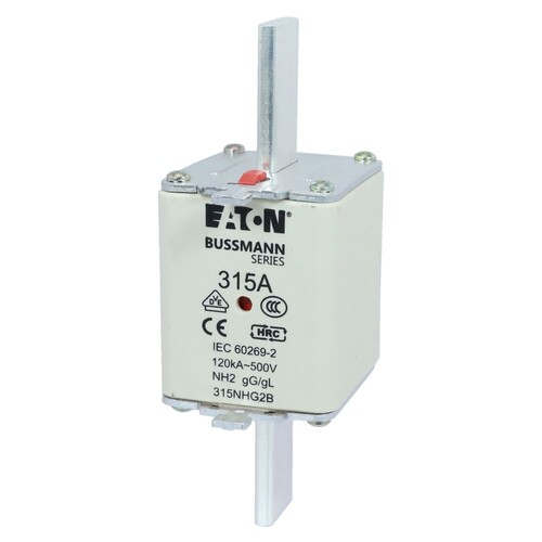 315NHG2B Eaton NH FUSE 315A 500V GL/GG SIZE 2 DUAL IN Produktbild