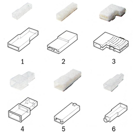 280200 Haupa Isolierhülse Form 1 PVC 6,3 mm Produktbild