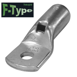 290272 Haupa Rohrkabelschuh Standard F Type verzinnt 25M12 Produktbild front M