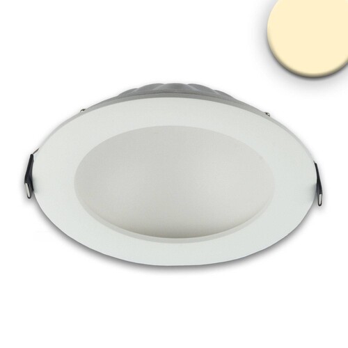 112429 ISOLED LED Downlight LUNA 12W weiss indirektes Licht warmweiss Produktbild