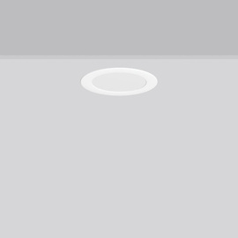 901452.002 RZB Toledo Flat round 3000K 780lm Einbau-Downlight weiß D190 Produktbild