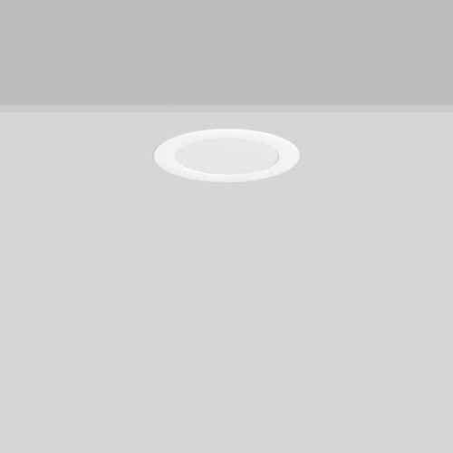 901452.002 RZB Toledo Flat round 3000K 780lm Einbau-Downlight weiß D190 Produktbild