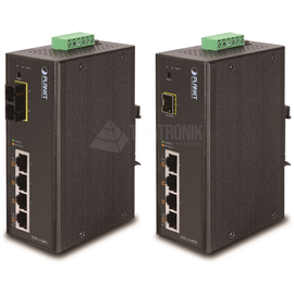 ISW-514PSF Planet IP30 Industrial Fast Ethernet Switch 4 Port+SFP Web/Smart PoE Produktbild
