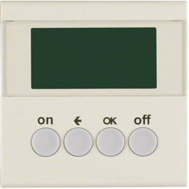 85745282 BERKER KNX Funk S.1 Zeitschalt- uhr, quicklink, weiß glänzend Produktbild