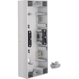 10439939 BERKER S.1 AP Gehäuse 3fach alu matt Produktbild front M