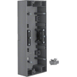 10439949 BERKER S.1 AP Gehäuse 3fach anthrazit, matt Produktbild front S