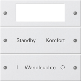 221227 Gira Wippenset 2f Plus beschriftb. System 55 Reinweiß matt Produktbild front M