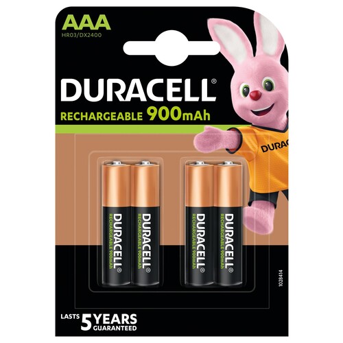 5000394203822 Duracell Recharge Ultra Akku AAA (HR03) 900 mAh B4 Precharged ( Produktbild Front View L