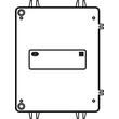 0151.2 ELSTA-MOSDORFER KHAS AP LEER HAUSANSCHLUSSKA. H320 X B250 X T150/IP44 Produktbild