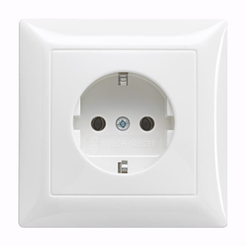 20 EUJ-914 Busch-Jaeger SCHUKO® Steckdose, Vollplatte, Balance Produktbild front M