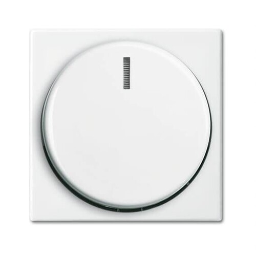 2115-914 Busch-Jaeger Zentralscheibe Dimmer, Drehknopf, Balance Produktbild Front View L