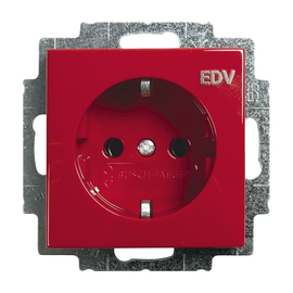 20 EUC/DV-917 Busch-Jaeger SCHUKO® Steckd.EDV rot, Balance Produktbild