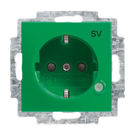20 EUCBL-13-914 Busch-Jaeger SCHUKO® St.eBs grü Kontr, Balance Produktbild front M