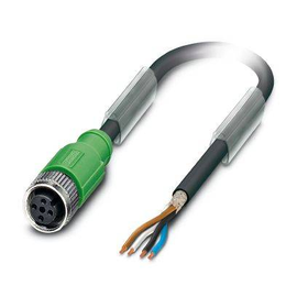 1515112 Phoenix SAC-4P-20,0-PUR/M12FS SH Sensor-/Aktorkabel, 4-polig, PUR M12 20m Produktbild