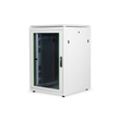 DN-19-22U-8/8-1 DIGITUS 19 Zoll Schrank m. Glastür RAL7035 22HE H1164xB800xT800 Produktbild