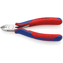 77 02 120 H Knipex HM Elektronik Seiten- schneider Produktbild front M