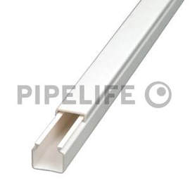 LFK15159010 Pipelife LFK 15x15mm OT+UT Leitungsführungskanal reinweiß Produktbild