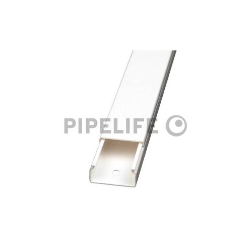 LFK15309010 Pipelife LFK 15x30mm,OT+UT Leitungsführungskanal reinweiß Produktbild