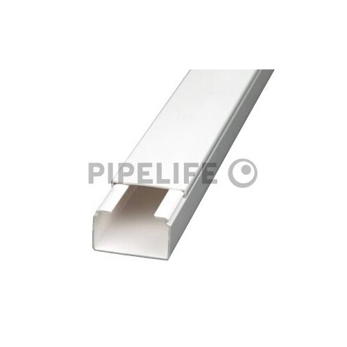 LFK25409010 Pipelife LFK 25x40mm,OT+UT Leitungsführungskanal reinweiß Produktbild